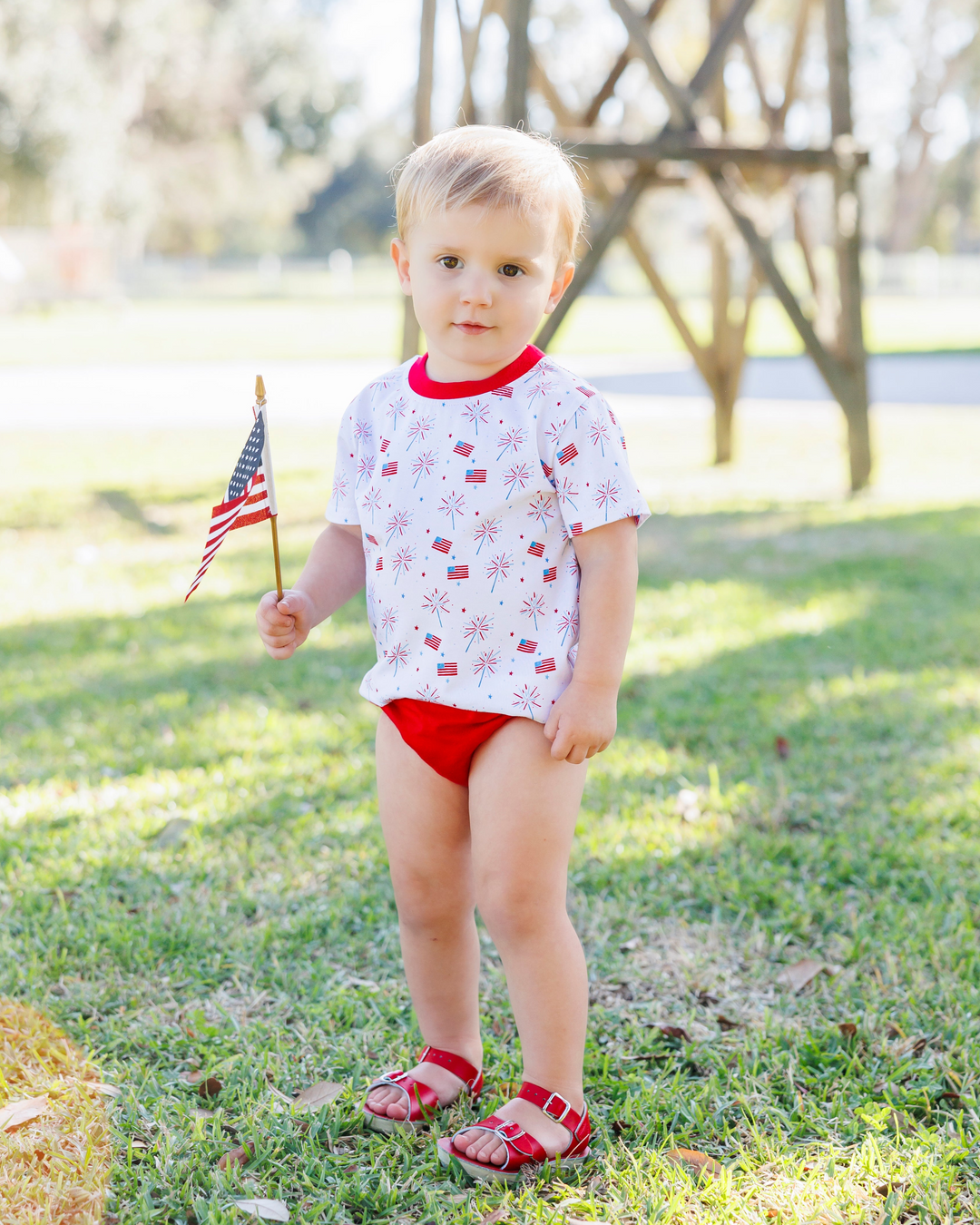 Fireworks and Freedom Diaper Set