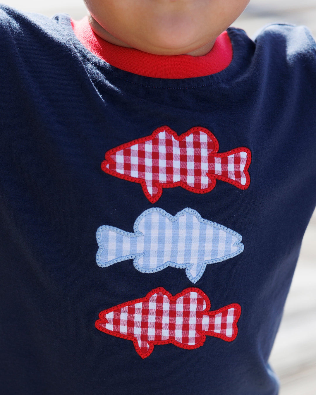 Patriotic Fish Trio Short Set