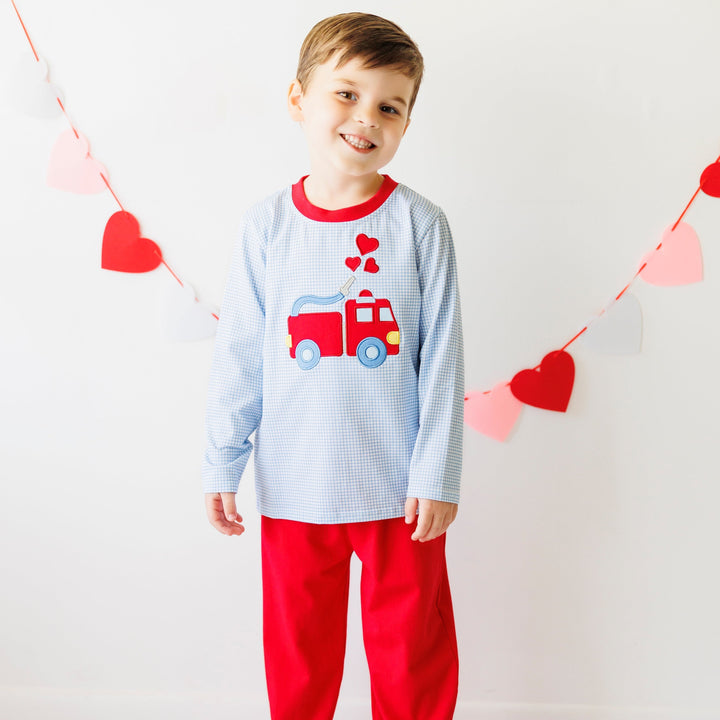 Sound the Alarm Valentine Pants Set