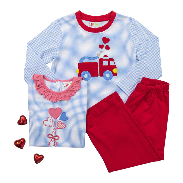 Sound the Alarm Valentine Pants Set