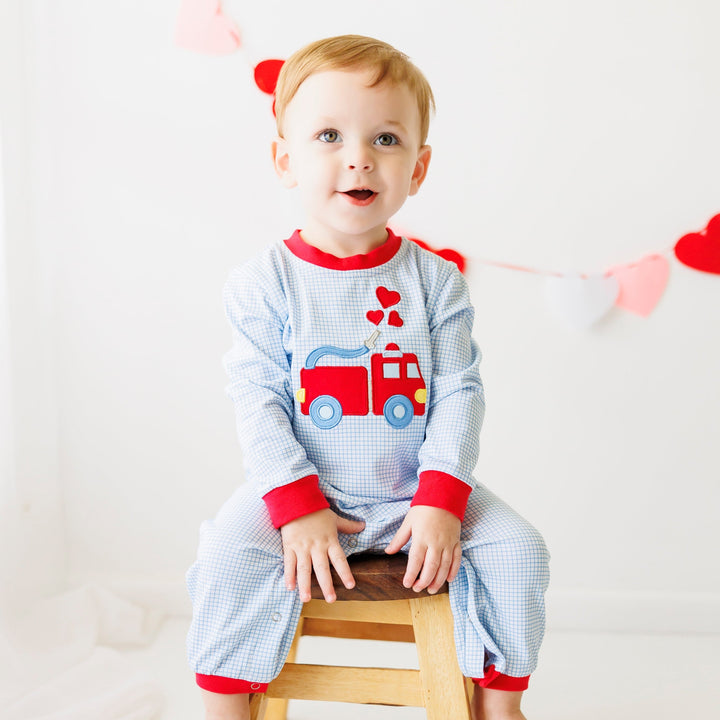 Sound the Alarm Valentine Romper