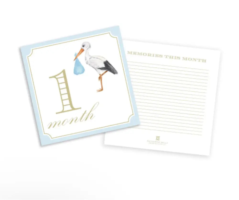 Classic Boy Milestone Cards