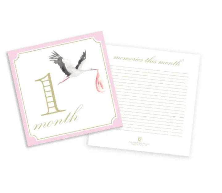 Classic Girl Milestone Cards