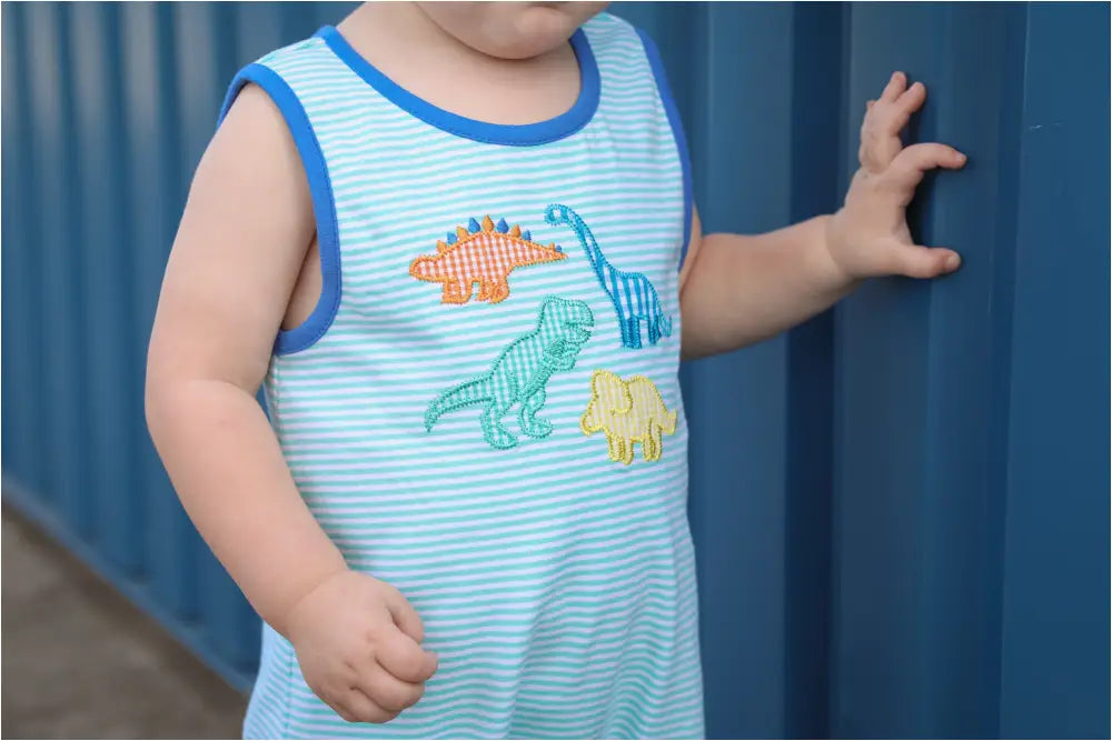 Dinosaur Romper Preorder Summer