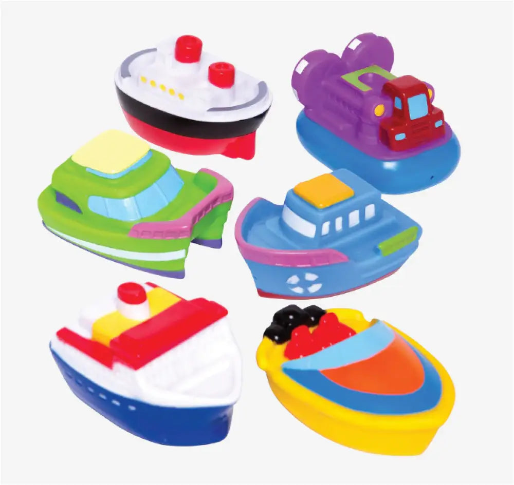 Elegant Baby - Boat Party Squirtie Bath Toys