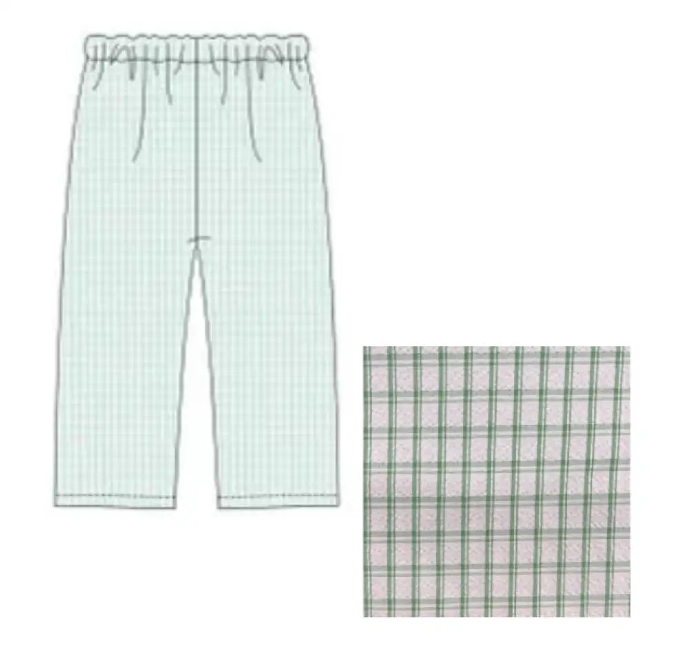 Hampton Gingham Green Pants Wholesale