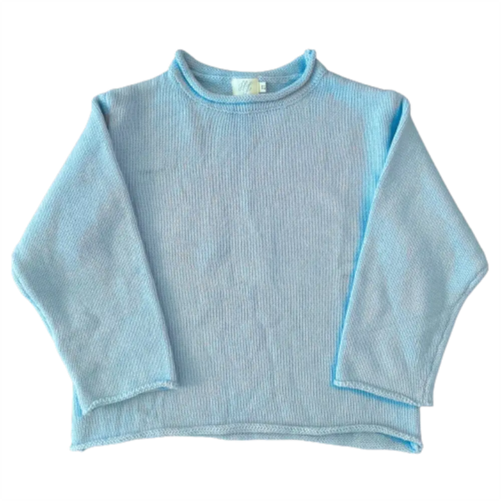 Hampton James Rollneck Sweater - Blue