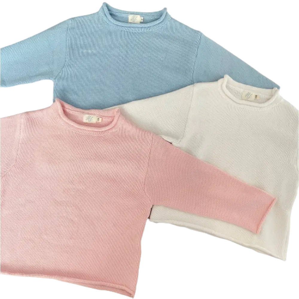 Hampton James Rollneck Sweater - Pink