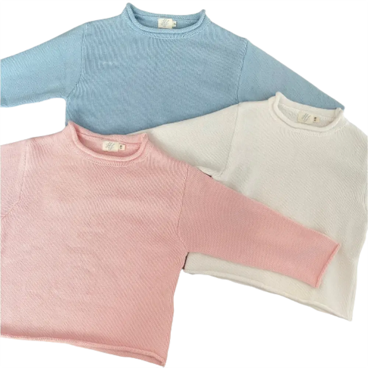 Hampton James Rollneck Sweater - Pink