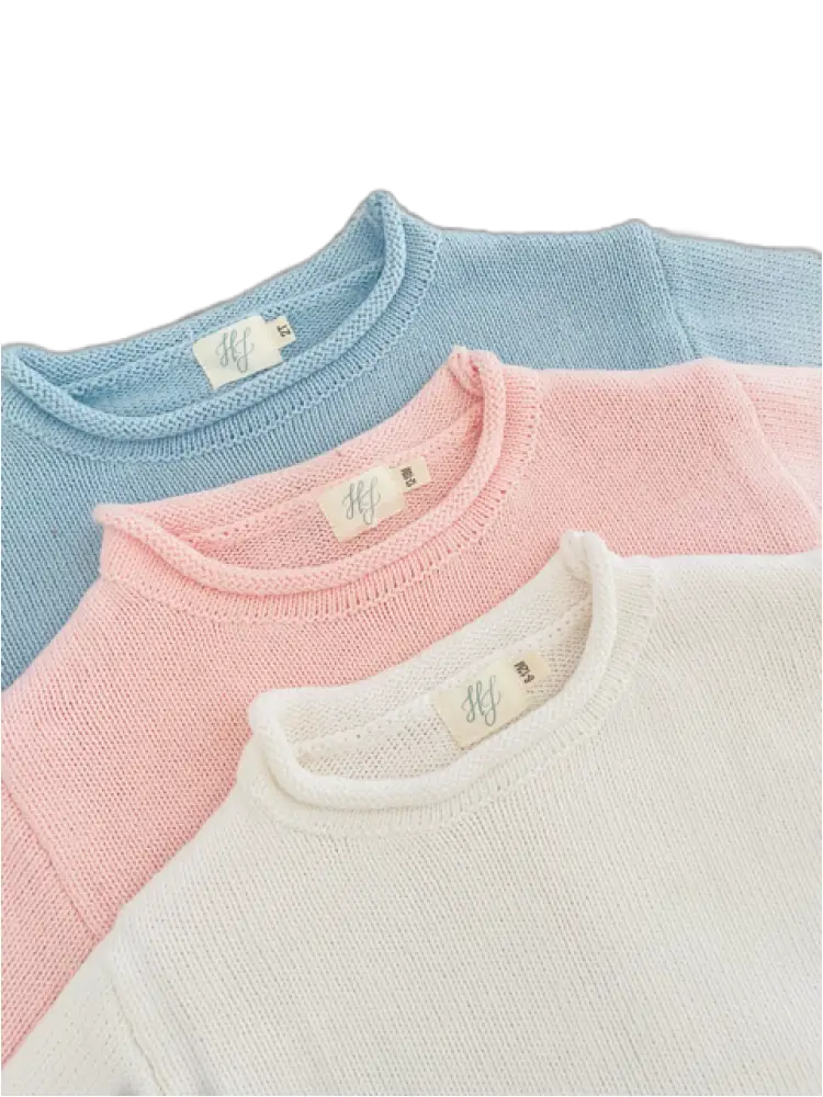 Hampton James Rollneck Sweater - Pink