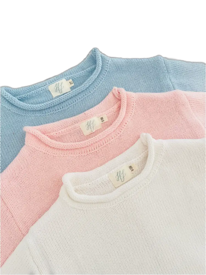 Hampton James Rollneck Sweater - Pink