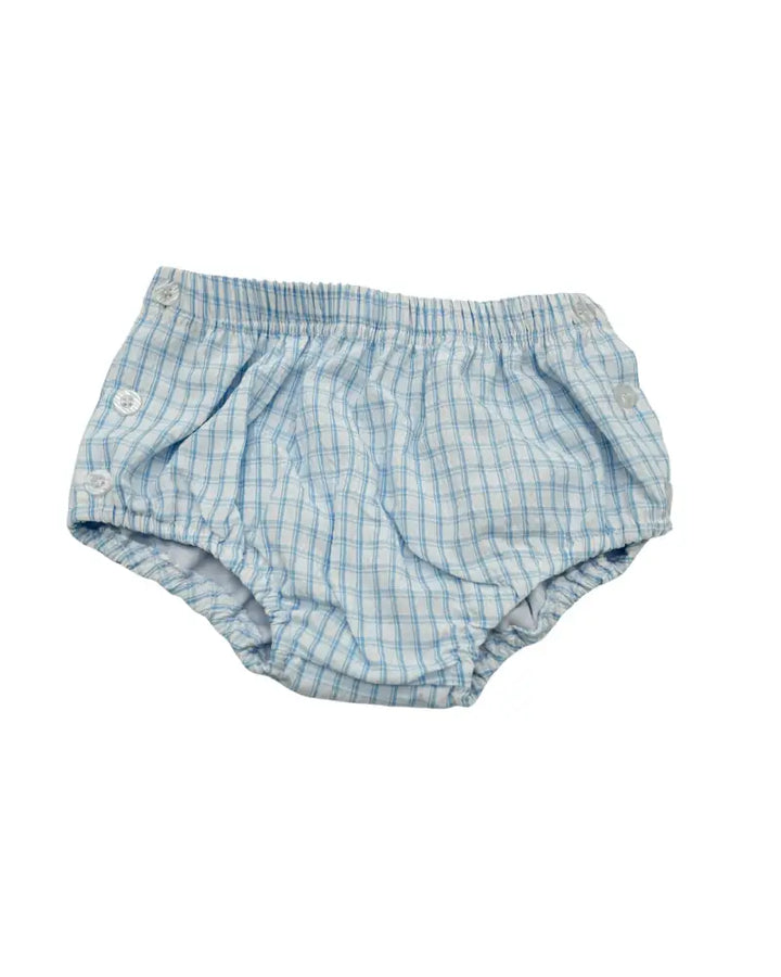 Hampton Light Blue Gingham Bloomers Wholesale