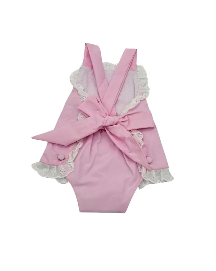 Hampton Pink And White Sunsuit Wholesale