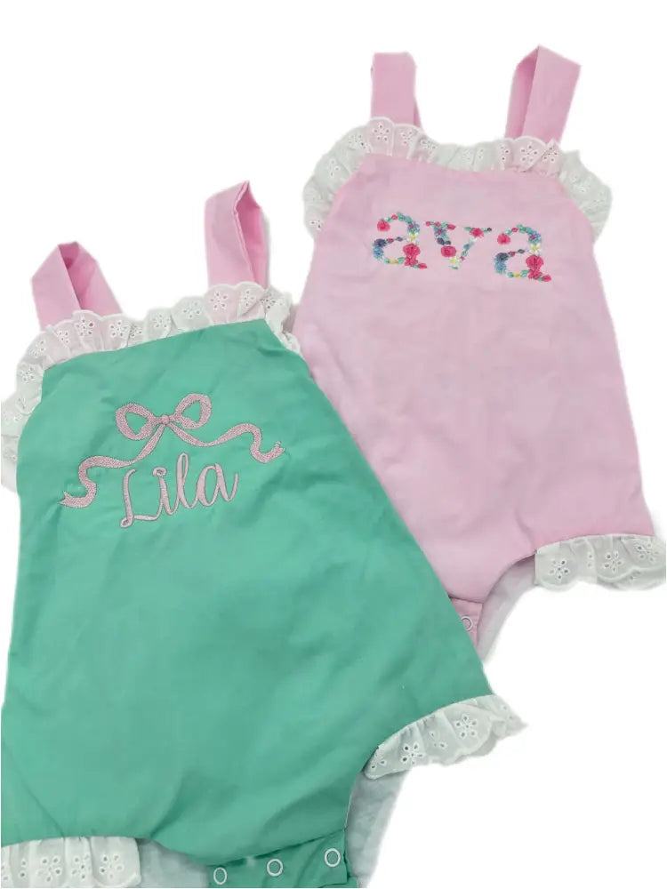 Hampton Pink And White Sunsuit Wholesale