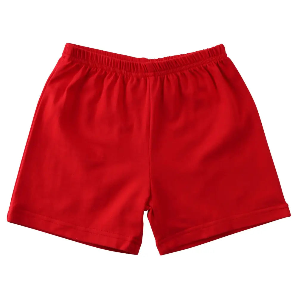 Knit Shorts- Red - Cornflower Light Blue Preorder Summer