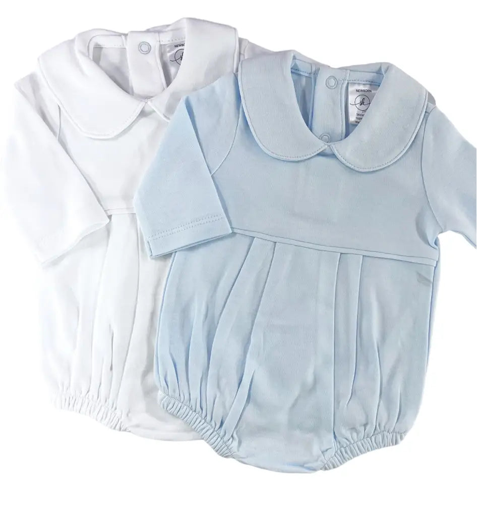 Long Sleeved Pleated Bubble New Baby