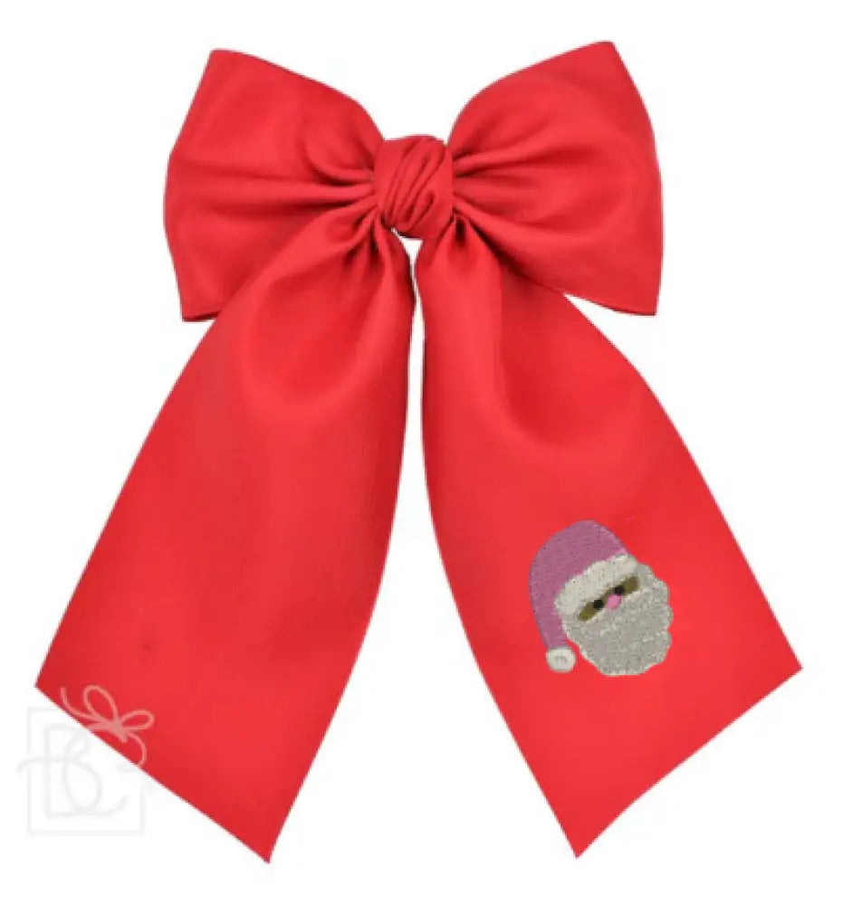 Opaque Satin Bow W/ Euro Knot & Tails New Accessory