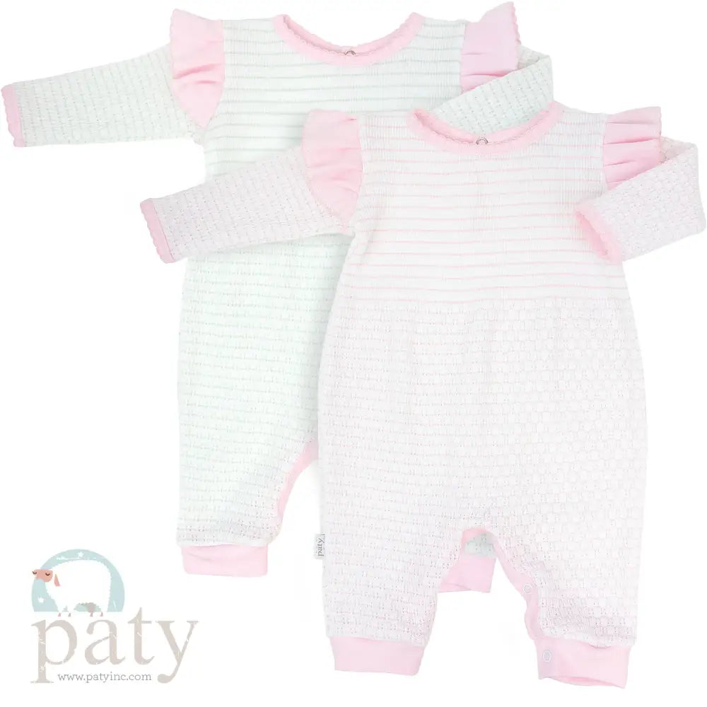 Ps Angel Sleeve Romper Pink New Paty