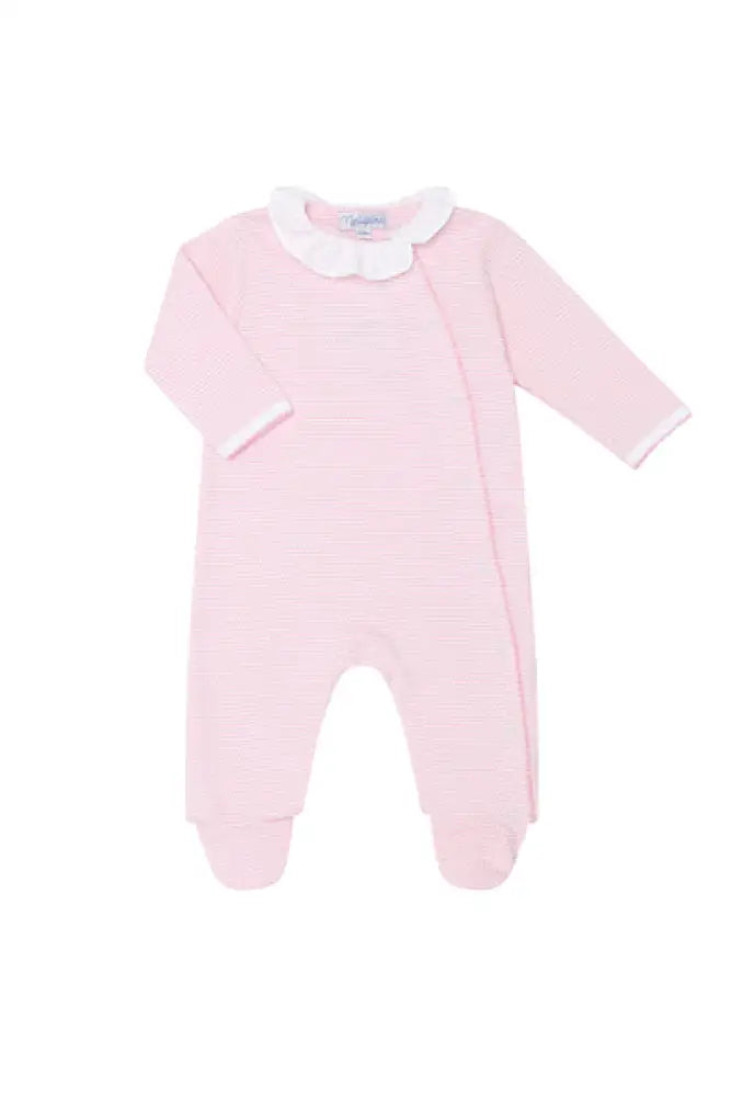 Pink Bubble Crossover Footie New Baby