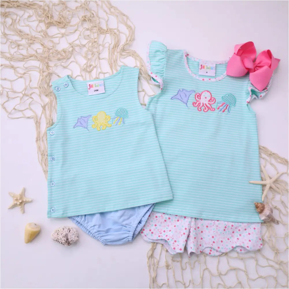 Sea Life Diaper Set Preorder Summer