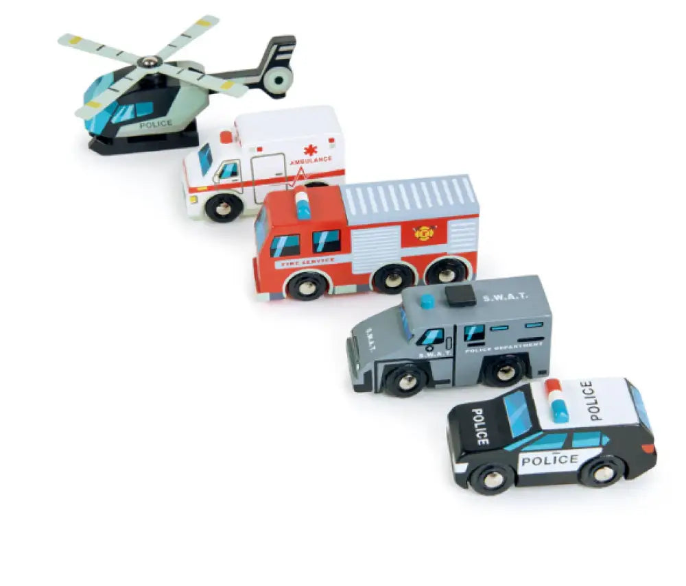 Tender Leaf Toys - Emergency Vehicles