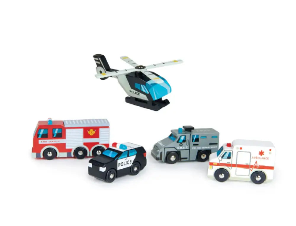 Tender Leaf Toys - Emergency Vehicles