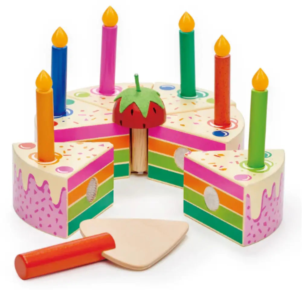 Tender Leaf Toys -Rainbow Birthday Cake