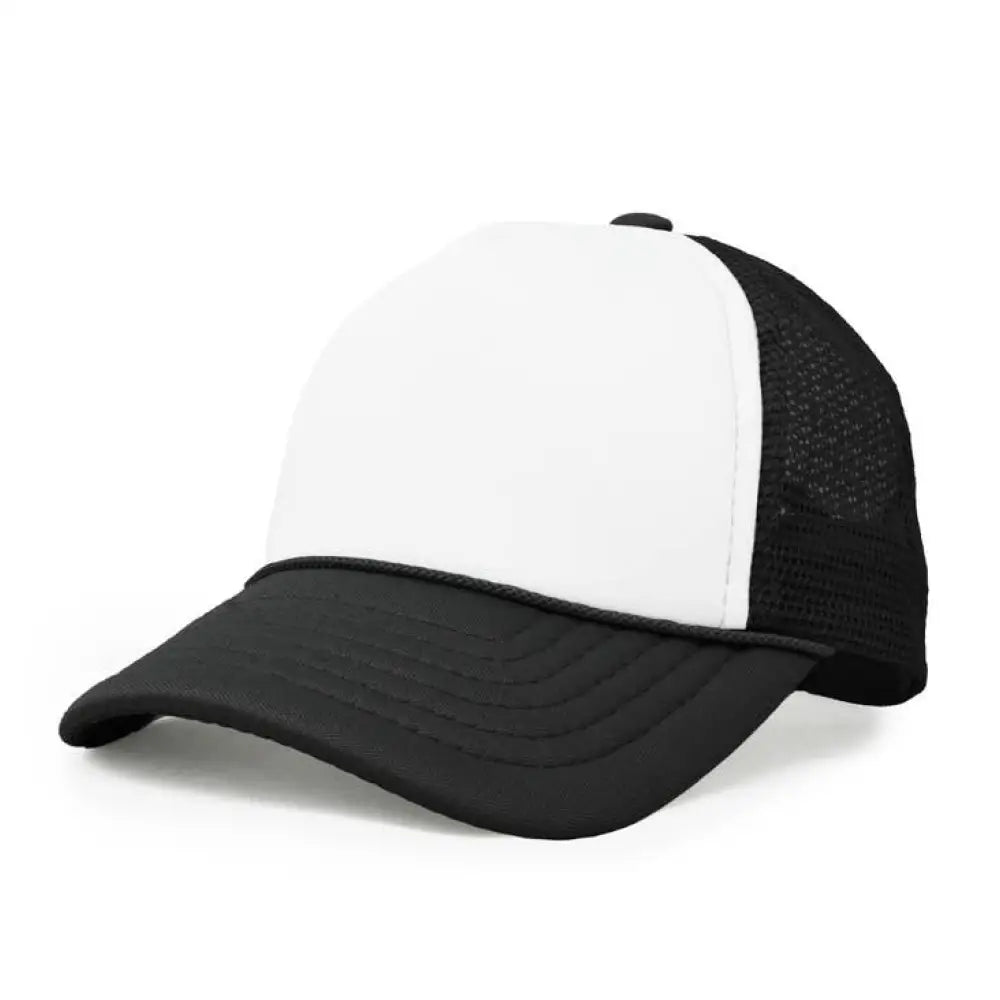 Trucker Hats - (Adults) Adult / Black White New Hat