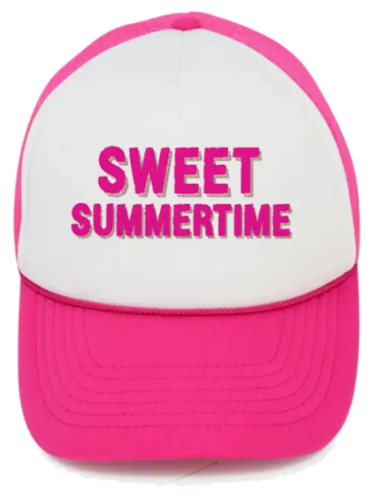 Trucker Hats - (Adults) Adult / Hot Pink White New Hat