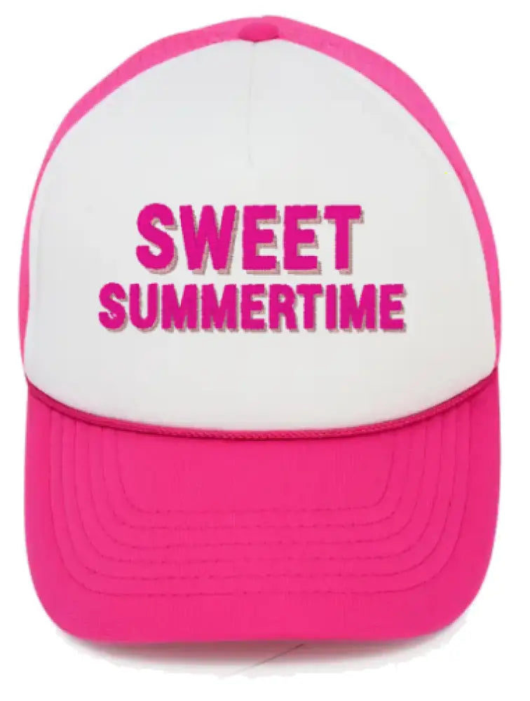 Trucker Hats - (Adults) Adult / Hot Pink White New Hat