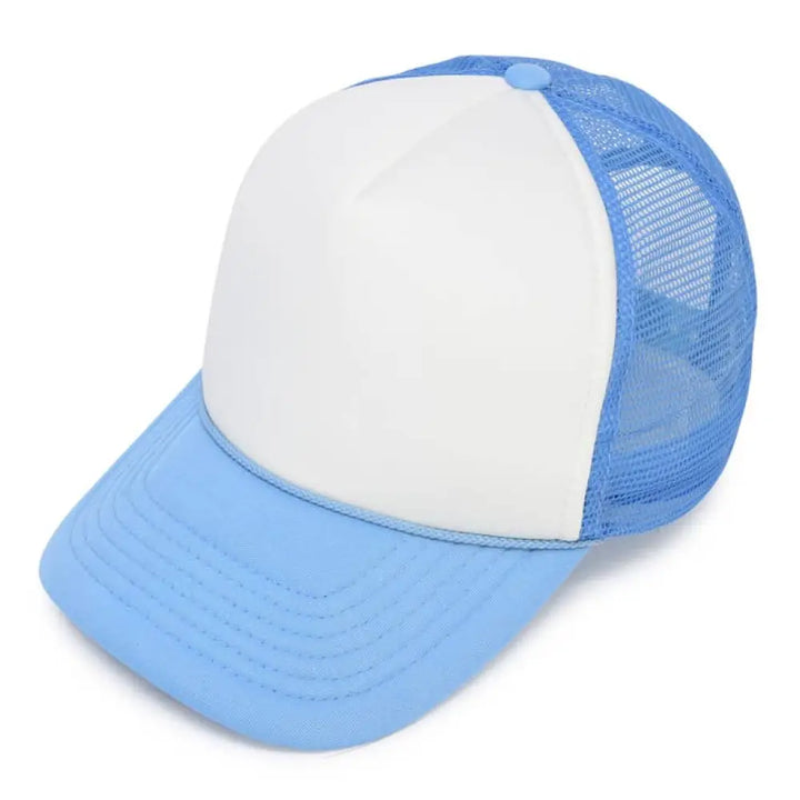 Trucker Hats - (Adults) Adult / Light Blue White New Hat