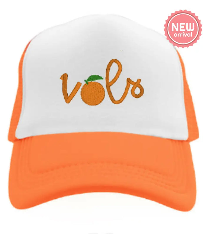 Trucker Hats - (Adults) Adult / Orange White New Hat