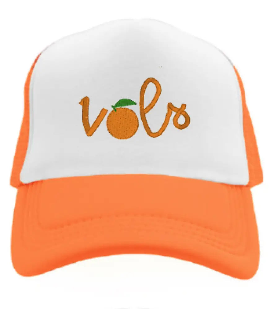 Trucker Hats - (Adults) Adult / Orange White New Hat