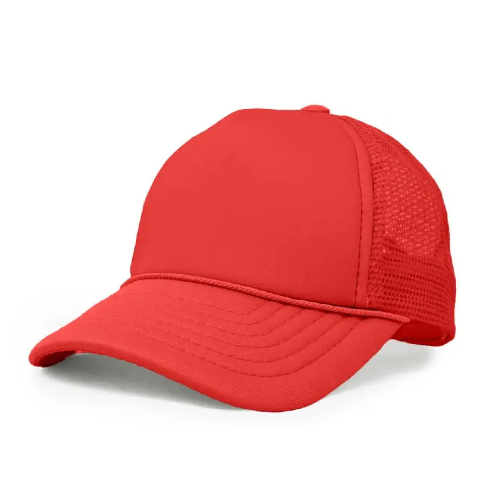 Trucker Hats - (Adults) Adult / Red Solid New Hat