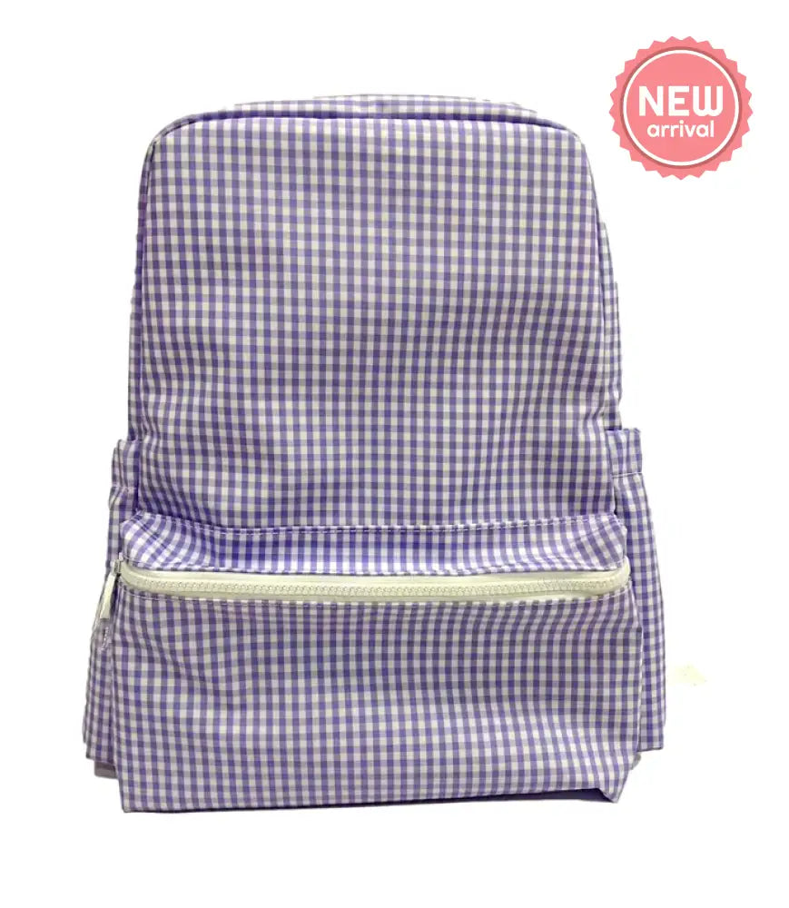 Trvl Backpacker - Gingham Lilac New Bag