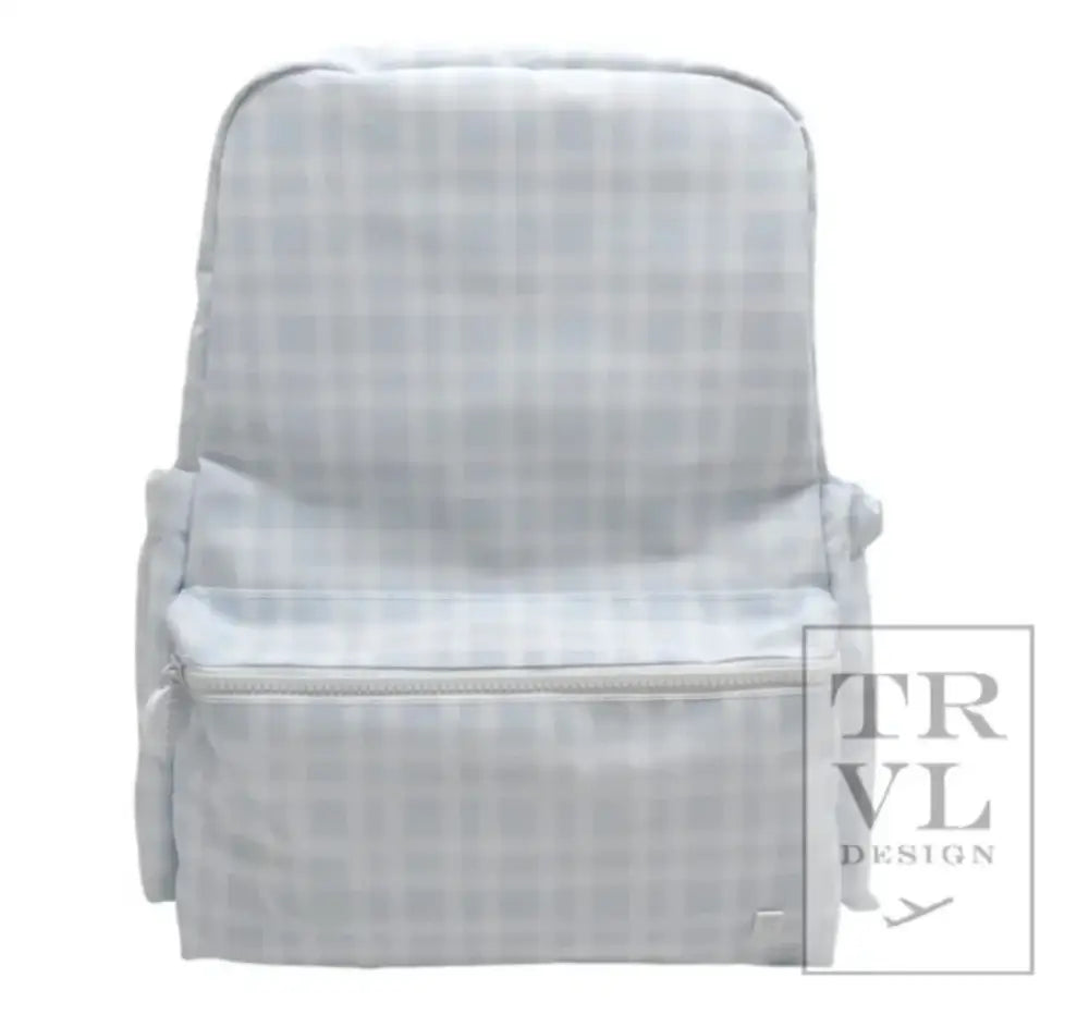 Trvl Backpacker - Pimlico Plaid Blue New Bag