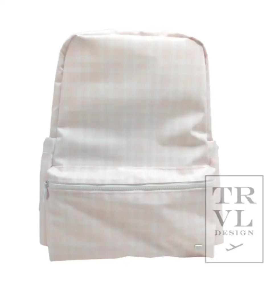 Trvl Backpacker - Pimlico Plaid Pink New Bag