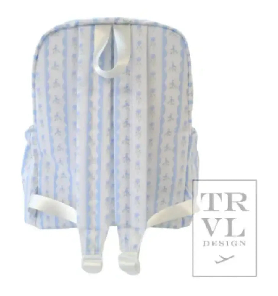 Trvl Backpacker - Ribbon Floral Blue New Bag