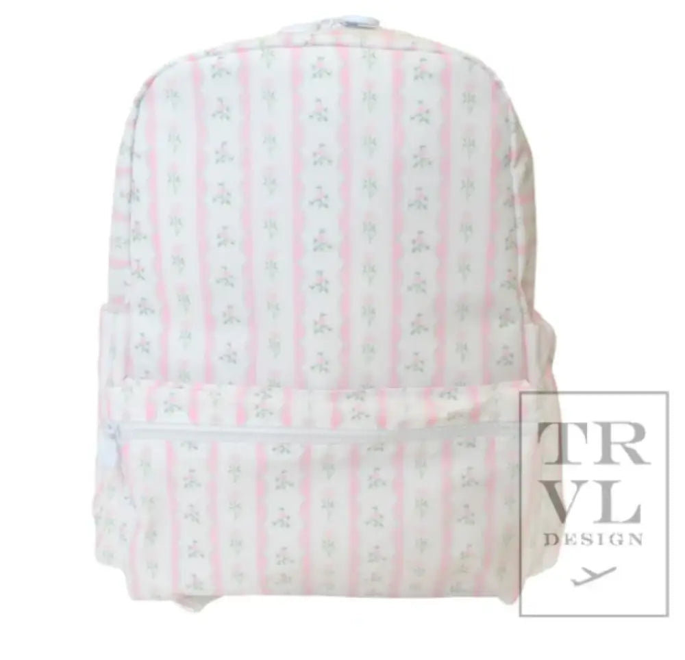 Trvl Backpacker - Ribbon Floral Pink New Bag