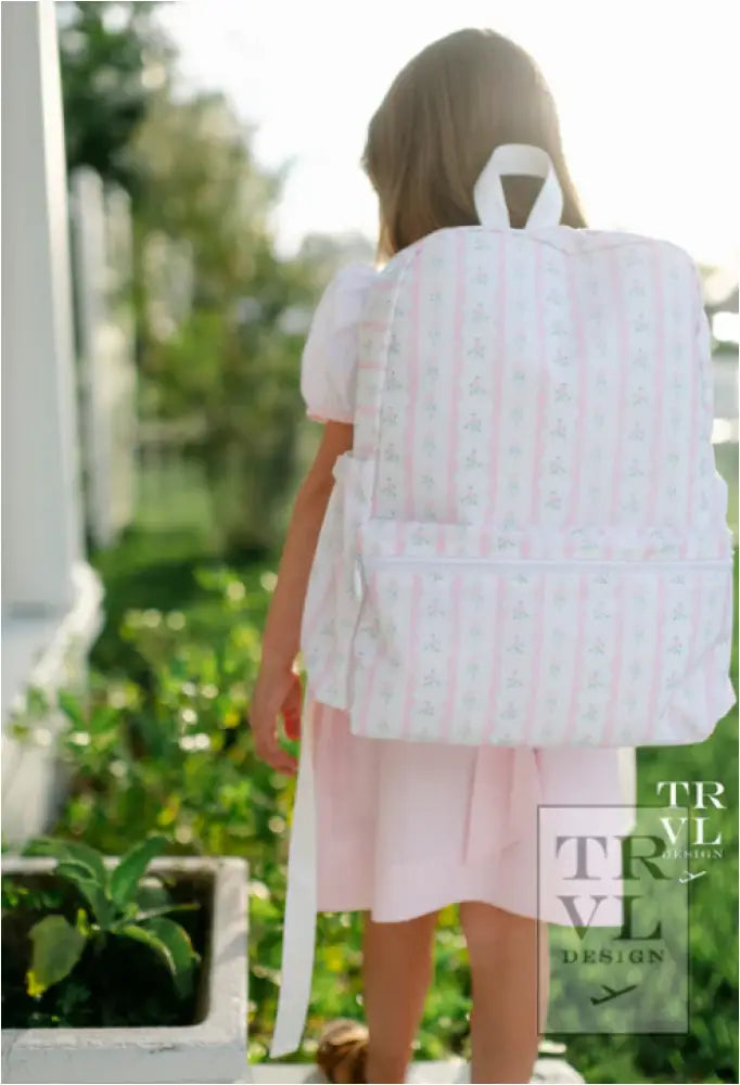 Trvl Backpacker - Ribbon Floral Pink New Bag