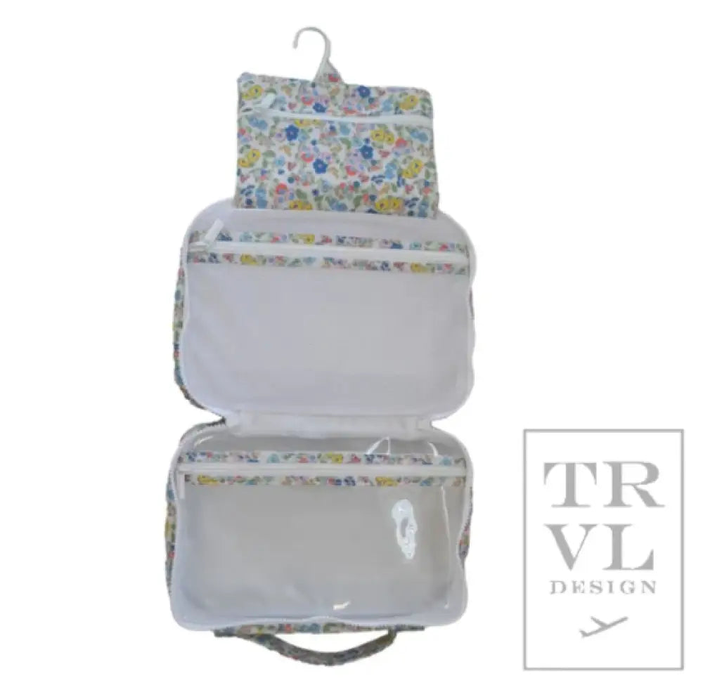 Trvl Bundle Up! Hanging Toiletry Bag - Pimlico Striped Blue New