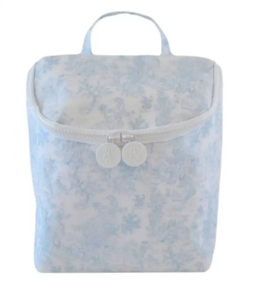 Trvl - Bunny Blue Toile Take Away Insulated Bag New