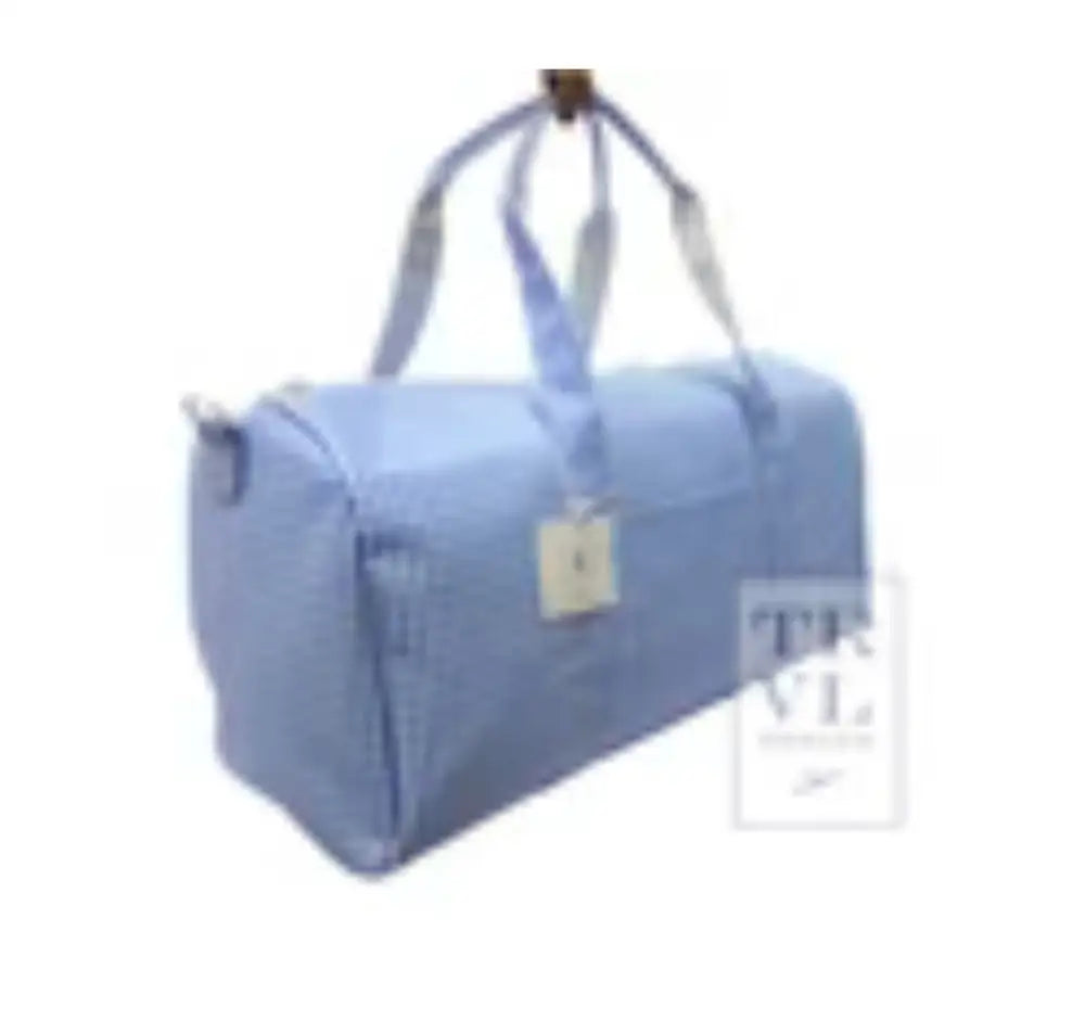 Trvl Gingham Sky Weekender New Bag