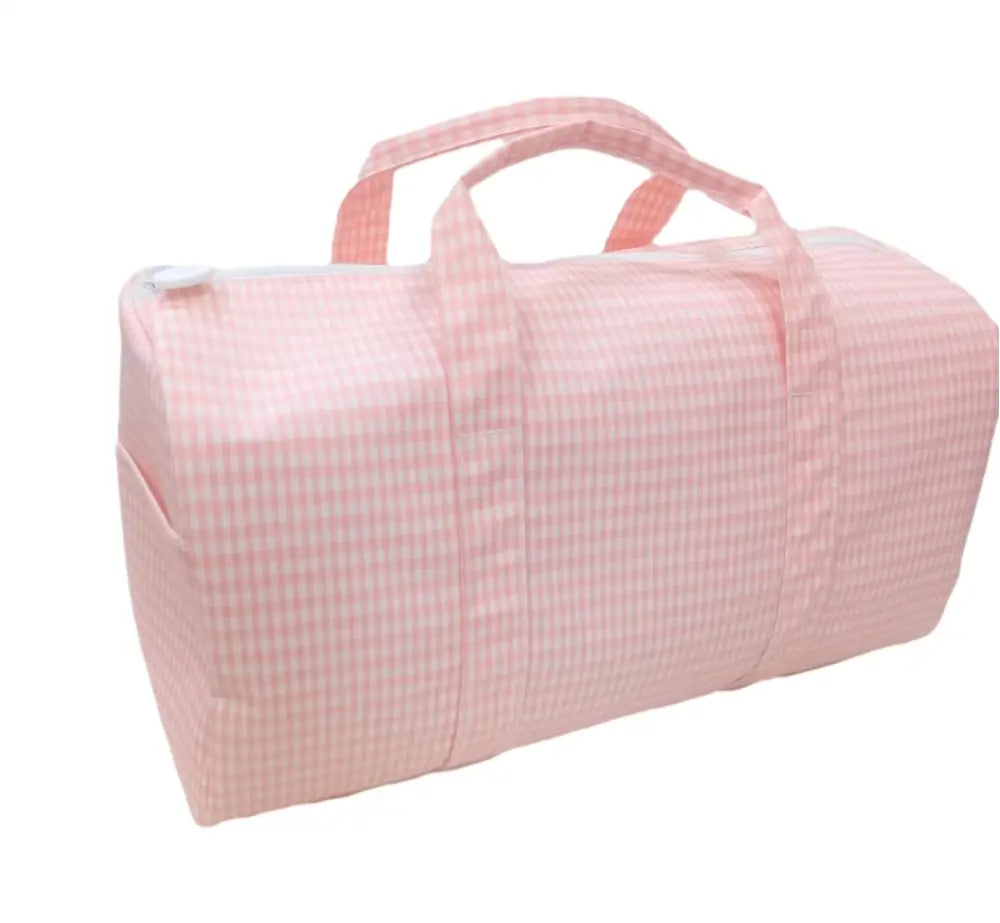 Trvl Gingham Taffy Weekender New Bag