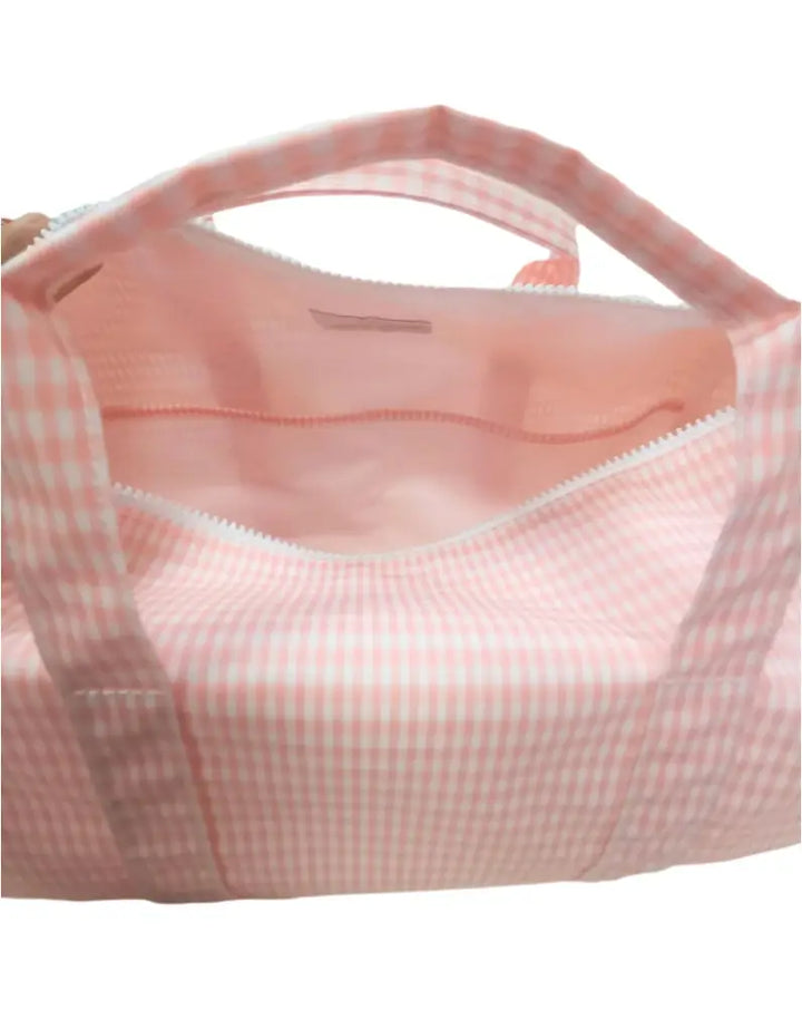 Trvl Gingham Taffy Weekender New Bag