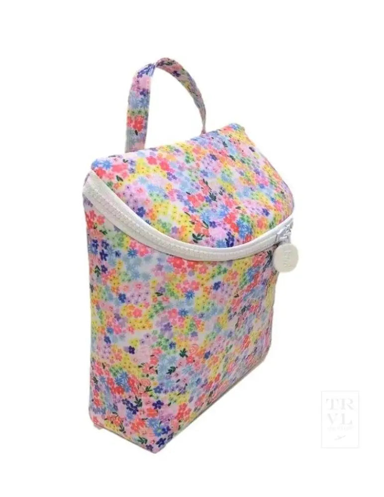 Trvl - Meadow Floral Take Away Insulated Bag New
