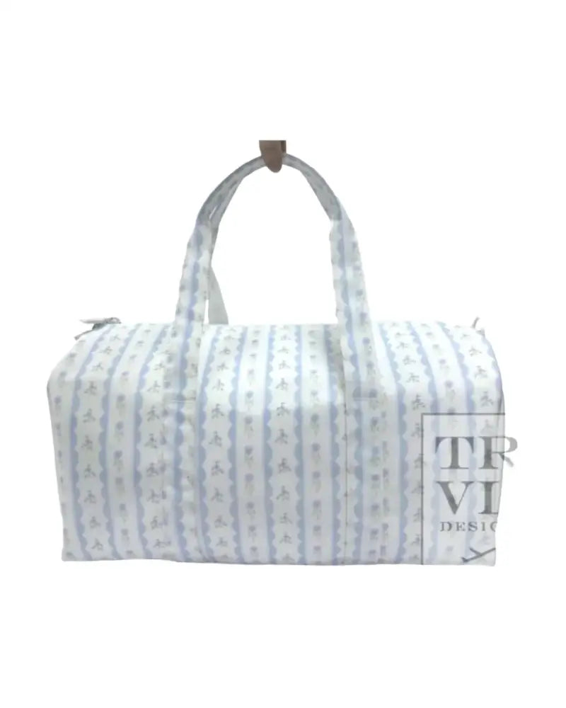 Trvl Ribbon Floral Blue Weekender New Bag