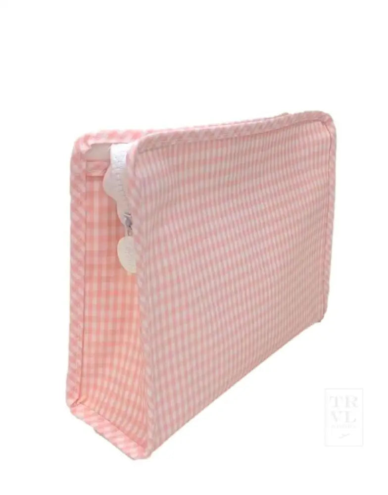 Trvl Roadie Gingham Taffy Pink New Bag
