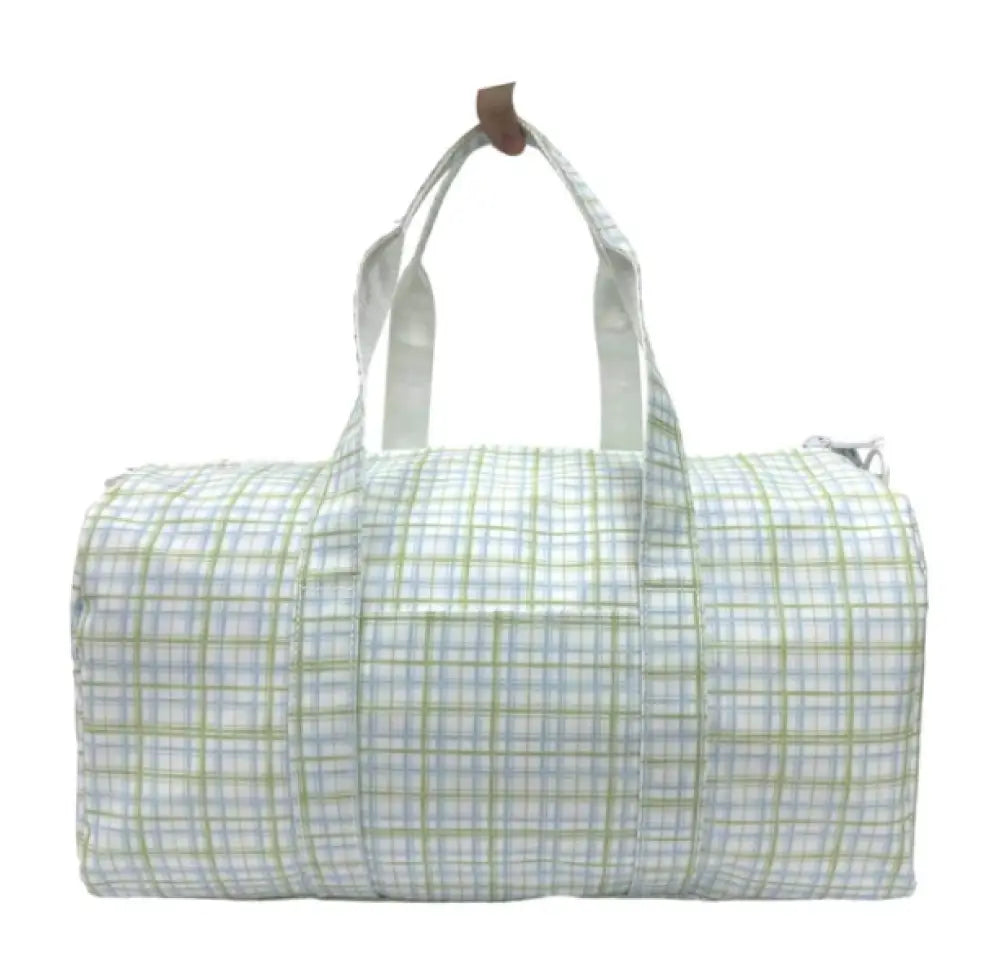 Trvl Weekender - Classic Plaid Green Preorder