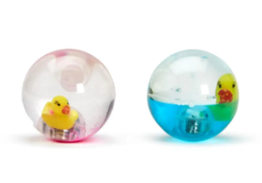 Two’s Company - Light Up Duckie Glitter Bouncing Balls